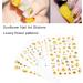 Nail Art Stickers Sunflower DIY Nail Art Stickers Appropriate Size Easy Use for Home for Nail Salon - Buy Online on GoSupps.com