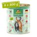 Granapet Delicatessen Wild wet food for cats food without cereals & without sugar additives cat food with high meat content & high -quality oils 6 x 800 g wild pure 800 g (6 Pack)
