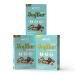 No Sugar Joybar Collagen Bar - Chocolate Peanut Butter - 0g Sugar 14g Protein - Nourish Inside & Out - Low Calorie High Protein Snack - Supports Skin Hair Nails & Joint Health - 12 Pack