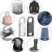12-Piece Metal Zipper Repair Set - Universal Replacement for Suitcases Jackets Backpacks & Bags - Buy Online on GoSupps.com