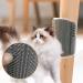 2 PACK Cat Self Groomer Softer Cat Corner Scratcher For Wall With Catnip Massage Comb Groomer Cat Corner Groomer Pet Grooming Massage Kitten Brush Cat Face Scratcher For Kitten with Long &Short Fur - Buy Online on GoSupps.com
