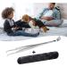 iJiZuo 2-in-1 Professional Tick Tweezers and Tick Hooks Reliable Against Ticks of Any Size Tick Remover for Humans Dogs Cats (with Leather Bag) - Buy Online on GoSupps.com
