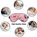 Sleep Mask Eye for Women & Men - Reusable Blackout Covers for Better Sleep Travel Essentials & Gifts - French Bulldog & Flowers Design - Buy Online on GoSupps.com
