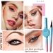 Maquillage professionnel Eyeliner liquide anti-transpiration Non Smudging stylo Eyeliner liquide s chage rapide un moulage Eyeliner noir Non Smudging 2.5ml avec miroir 1 unit (Lot de 1) Sky Blue - Buy Online on GoSupps.com