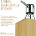 Southern HomeWares Bamboo Plastic Soap Dispenser | Durable & Versatile for Kitchen & Bathroom | Ideal for Hand Soap Lotion Shampoo & Shower Gel - Buy Online on GoSupps.com