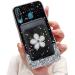 Tivenfezk Nadoli Silicone Sparkle wallet case for Huawei P30 Lite bling glitter star soft TPU protective cover cell phone case scratch -resistant with credit card holder huawei p30 lite black