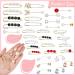 35-Piece White Faux Pearl Brooch Pins Set for Women - Elegant Clothing Decoration Accessories - Buy Online on GoSupps.com