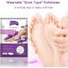 Foot Mask 2-Pack - Lavender Peeling Foot Mask for Men & Women - Effective Callus Remover & Dead Skin Peel for Baby Soft Feet - Buy Online on GoSupps.com