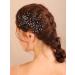 Kercisbeauty Black Crystal Wedding Hair Pins - Handmade Dark Purple Hair Jewelry for Women and Girls - Buy Online on GoSupps.com