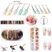 Nail Art Brush Set - 15 Brushes 5 Dotting Pens & Accessories for Gel Nails | UngHie International Shipping - Buy Online on GoSupps.com