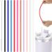 SHASUXTING 10 Pack Reusable Straws with Clearing Brush 12in Long Replacement Straws 10 Colors Tumblers Straw Replacement Food Grade Reusable Plastic Straws Durable for 40oz Tumblers Mugs Half Gallon J - Buy Online on GoSupps.com