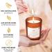Luana Rose Fragrance Candle Gift Set - 2x200g Aromatherapy 100% Natural Soy Wax Long-Lasting Vanilla & Apple - Perfect High-Quality Gifts for Women - Buy Online on GoSupps.com