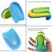 Men's Gel Heel Cups for Heel Pain Relief and Shock Absorption - Silicon Pads for Plantar Fasciitis, Bone Spurs - Size 6-12 - Buy Online on GoSupps.com