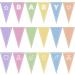 Edible Wafer Baby Themed Bunting Cake Decoration/Cupcake Toppers - 36pc - Buy Online on GoSupps.com