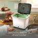 Full Circle Fresh Air Kitchen Compost Bin - Odor-Free Black & White - Buy Online on GoSupps.com