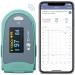 Emay sleep monitoring with oxygen saturation |Continuously records oxygen and heart rate |delivers granular data report overnight and CSV file |With iOS/Android app
