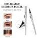Buy Waterproof Brown Eyebrow Liquid Pencil - Dual Tipped Micro-Fork Smudge Proof & Long-Lasting Eyeliner for Women | High Pigment & Quick Drying #01 Brown - Buy Online on GoSupps.com