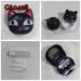 VIUJUH Anime Cute Cat Contact Lens Case Set - Travel Box with Mirror Bottle & Tweezers - Stylish Black Container for Lens Care - Buy Online on GoSupps.com