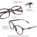 2 Pack Pink+Floral Blue Light Blocking Glasses for Women/Men - Anti Eyestrain & Glare, Computer/TV Reading, Stylish Square Frame - Buy Online on GoSupps.com