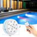 Czemo Pool Lighting - 4 Magnetic LED Underwater Lights with Remote Control | IP68 Waterproof for Pools Ponds & Aquariums - Buy Online on GoSupps.com