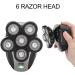 Electric Head Shaver for Men | Watertight 5-in-1 Wet Dry Grooming Kit with 6 Blade Heads - International Shipping - Buy Online on GoSupps.com
