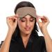 Haskirky Light Blocking Eye Mask - Adjustable & Breathable for Deep Sleep on Business Trips - Pure Brown - Buy Online on GoSupps.com