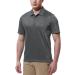 Gopune Men's Short Sleeve Polo Shirt | Quick Dry Outdoor Golf Shirt with Pocket - Deep Grey (Size Large) - Buy Online on GoSupps.com
