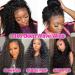 CHEETAHBEAUTY 30 Inch Deep Wave 13x6 HD Lace Front Wig | Brazilian 10A Grade Curly Human Hair Wig for Black Women - Pre Plucked with Baby Hair | 180% Density Natural Black - Buy Online on GoSupps.com