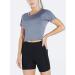 CADMUS Women's Workout Crop Tops 3-Pack - Racerback Dry Fit Athletic Shirts, Short Sleeve - Black/Grey/White - Size Small - Buy Online on GoSupps.com
