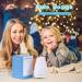 Homeweeks 100ml Colorful Essential Oil Diffuser - Adjustable Mist Mode, Auto Off - Aroma Diffuser for Bedroom/Office/Trip - Basic White - Buy Online on GoSupps.com