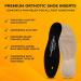 Happy Feet Orthotic Gel Inserts for Plantar Fasciitis - High Arch Support Shoe Insoles for Men & Women (Size M 7-8 / 8.5-10 - Buy Online on GoSupps.com