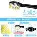 Callysonic Replacement Toothbrush Heads | Compatible with H31/H49 | Standard Plug-in Brushes - 4 Black/White Set | International Shipping Available - Buy Online on GoSupps.com