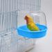 Bird Bath Tub for Small Parrots and Birds - Hanging Parrot Bathtub - Pet Bird Cage Accessories in Blue - Buy Online on GoSupps.com