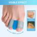 Toe Separator for Women & Men - Bunion Corrector 4 Pcs Toe Spacer for Bunions & Deformed Toes - Blue Large - Buy Online on GoSupps.com