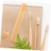 Eco-Friendly Bamboo Toothbrush Holder - Travel & Desktop Organizer Cylinder Toothbrush Rack - Buy Online on GoSupps.com