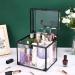 Noverlife Portable Clear Train Case for Cosmetics & Toiletries - Travel Makeup Organizer with Latches & Handle - Professional Storage Box for Makeup Tools and Bathroom Accessories - Buy Online on GoSupps.com