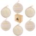 Face Loofah Pads Exfoliating Scrubber Natural Luffa Facial Cleanser Pad Sponges Exfoliator Scrub Brush 6 Pack for Body Back Dead Skin Cleansing Washing Suitable for Men Women Bath Shower Spa Massage