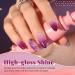 Beetles 20 Pcs Sunset Soiree Gel Nail Polish Set | Fall Winter Gel Polish Kit | Glitter Black Orange-Red Purple Dark Blue Shades | Halloween Nail Art | Top Coat & Base Gel | Gifts for Women - Buy Online on GoSupps.com
