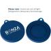 Bonza Pet Food Can Covers - Set of 2 Universal Silicone Lids for Dog & Cat Cans | BPA-Free, Food & Dishwasher Safe - Buy Online on GoSupps.com