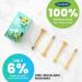 Ponpace Kids 3+ Bamboo Electric Toothbrush Replacement Heads - Compatible with Philips Sonicare, Plant-Based Bristles for Age 3+ Children - Buy Online on GoSupps.com
