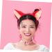 COLLBATH Fox Ears Headband Cow Ears Headband Cat Ear Hair Band Fox Costume Fox Hair Band Deer Ear Headband Dog Ears Headband Fox Hair Hoop Faux Fur Ears Headband Fox Ears Cosplay Red Fabric One Size Red - Buy Online on GoSupps.com