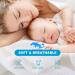 SWEET DOLPHIN Bamboo Baby Bath Towel - Ultra Absorbent Hooded Towels for Babies - Pack of 3 Soft Flowered Towels 30x30 Inch - Baby Registry Gifts - Buy Online on GoSupps.com