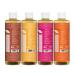 Dr. Bronner's Pure-Castile Liquid Soap Variety Pack - Citrus Tea Tree Rose & Eucalyptus | Made with Organic Oils | 18-in-1 Uses for Face Body Hair Laundry Pets & Dishes | 8oz 4-Pack - Buy Online on GoSupps.com