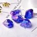 Natural Crystal Raw Stone Electroplate Quartz Specimens Rough Collectibles Raw Gemstone Fish Tank Decoration Gift Home Goods (Color : Blue Size : 1PC) 1PC Blue - Buy Online on GoSupps.com