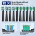 SEAGO SG-2316 Electric Toothbrush with 10 Brush Heads & Travel Case - Smart Timer Design for Adults (Black) - International Shipping Available - Buy Online on GoSupps.com