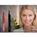 Premium Stainless Steel Plucking Tweezers Set Pointed Splinter Tweezers in Red & Black for Hair Removal | International Shipping Available - Buy Online on GoSupps.com