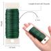Hapeper 22 Gauge Floral Paddle Wire - 3 Pack, 114 Yards (Green) - Ideal for Christmas Wreath & Flower Arrangements - Buy Online on GoSupps.com