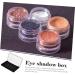 IWOWHERO Plastic Stand 3Pcs Box Portion tray paint container empty Eyeshadow Pressing Plate pigment color test travel - Buy Online on GoSupps.com