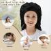 Kids Long Hair Bonnet for Sleeping - Double Layer Elastic Satin Girls Bonnet (Black) - Buy Online on GoSupps.com