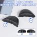 2 Pairs Shoe Filler Inserts - Perfect Fit for Loose Shoes Big Toe Fillers for High Heels & Leather Shoes - Padded Insoles in Black & Pink - Buy Online on GoSupps.com